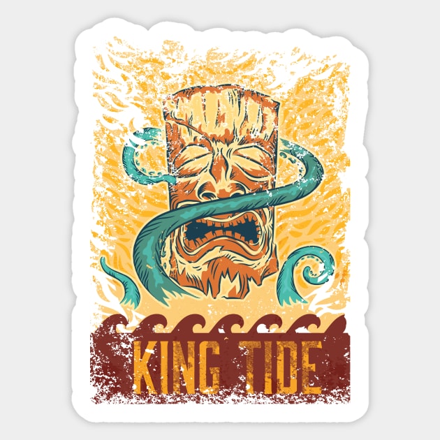 King Tide Sticker by zerostreet